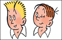 Piet Pienter en Bert Bibber