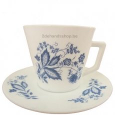 Aster tas en bordje 7,2 x 8,2