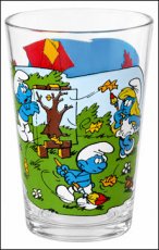 Glas smurfen 1990-5
