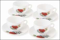 Set 4st. Fleurs de Champs