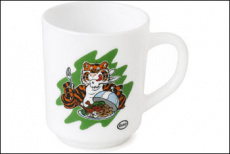 Tas tijger Esso donker groen